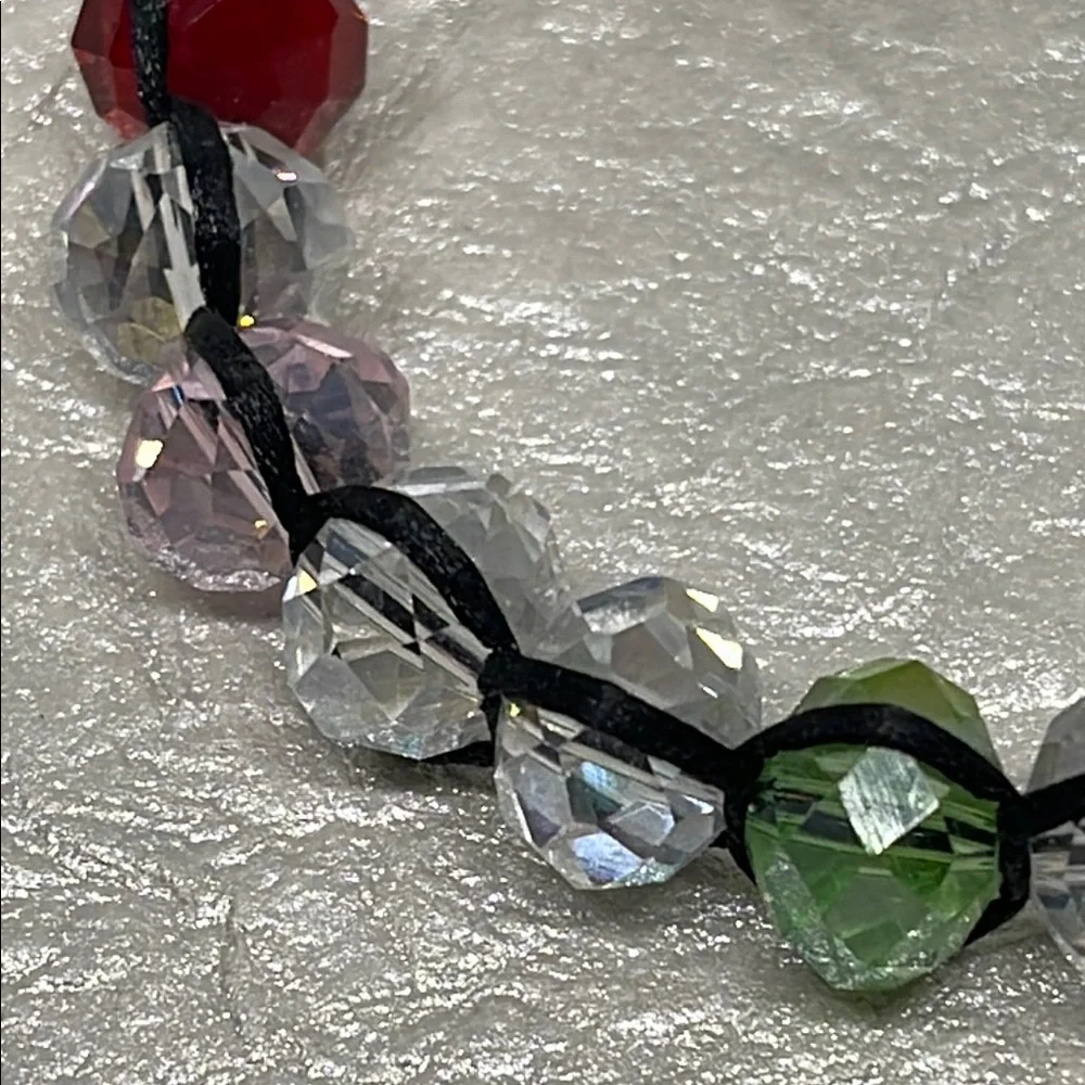 Incredible adjustable Multicolor thread wrapped Beaded Bracelet